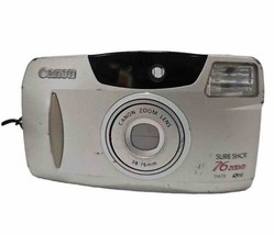 Canon Sure Shot Zoom 76 35mm Point &amp; Shoot w/38-76mm Zoom Working - £34.81 GBP