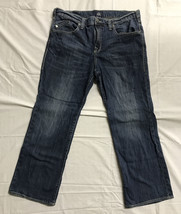 Rock Republic Men&#39;s Rider Jeans Blue Straight Denim Flap Pocket Pants Size 38/30 - £17.78 GBP