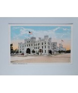 Springfield IL Postcard Arsenal Military Fort 1934 ROUTE 66 Illinois Castle - £9.19 GBP