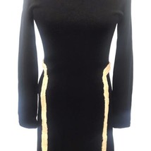 Nai Lu-na by Anastasia Ivanova Women&#39;s Black White Midi Dress Ukraine Si... - $46.40