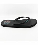 Hurley Mens Black Logo Flip Flop Pool Beach Sandals - $24.60 CAD