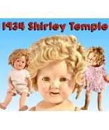 25% PRICE DROP:1934 Ideal Shirley Temple Doll, 18" Composition, Clothing & Shoes