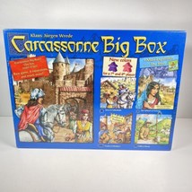 Carcassonne Big Box 2014 Board Game 4 Expansions Including Wheel Of Fort... - $148.49