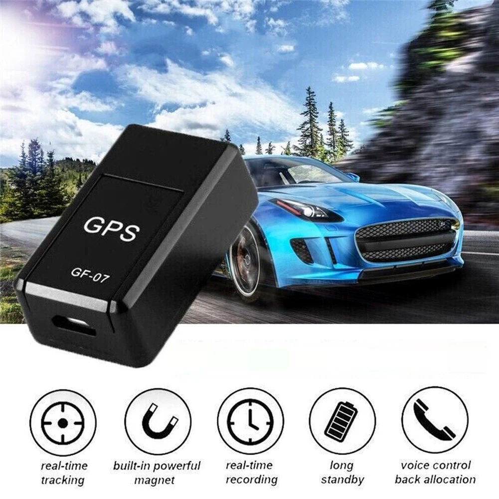 Car Real Time Tracking GF-07 GPS Tracker Magnetic Anti Theft SIM Message - £9.81 GBP
