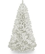 National Tree Company Pre-Lit Artificial Full Christmas Tree, White, Nor... - £216.53 GBP