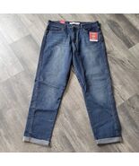 Signature By Levi Strauss 10 NEW Women's Mid-Rise Stretch Boyfriend Jean... - $23.75