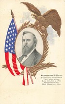 Rutherford B HAYES-19th U S President-Eagle-Flag ~1900s Gold Relief Postal-
s... - £8.39 GBP