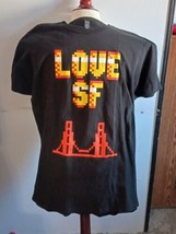 Love SF San Francisco Black T Shirt Size L Large - $14.84