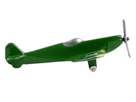 Supermarine Spitfire Fighter Aircraft Green Royal Air Force w Runway Section Die - £14.71 GBP
