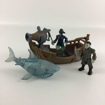 Disney Pirates Of The Caribbean Pirate Ship Playset Figure Shark Spin Master Toy - $34.60