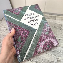 Great American Quilts 1989 Quilting Craft Book Hardcover Vtg Patterns - $14.84