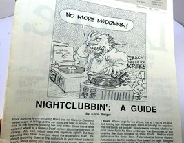 ward report guide nightclubbing September 18, 1986  San Francisco Califo... - $8.93