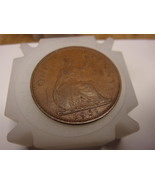 1961 English One Penny UK Large Cent 1c Great Britain! - $318.37 MXN