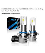 9005/HB3 Bulbs, Fog Light 6000K Cool White with Cooling Fan, Plug-N-Play, - $455.36 MXN