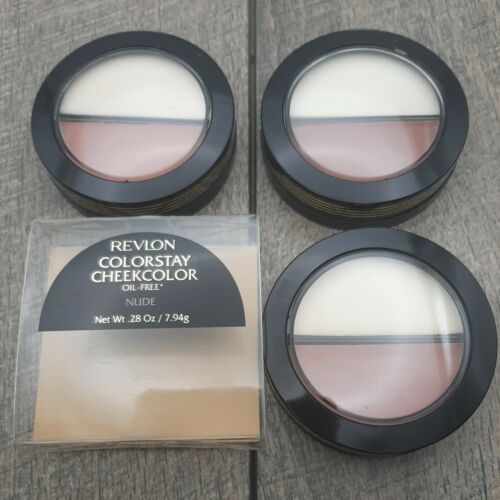 Primary image for LOT OF 3 REVLON Colorstay Cheekcolor Oil Free NUDE
