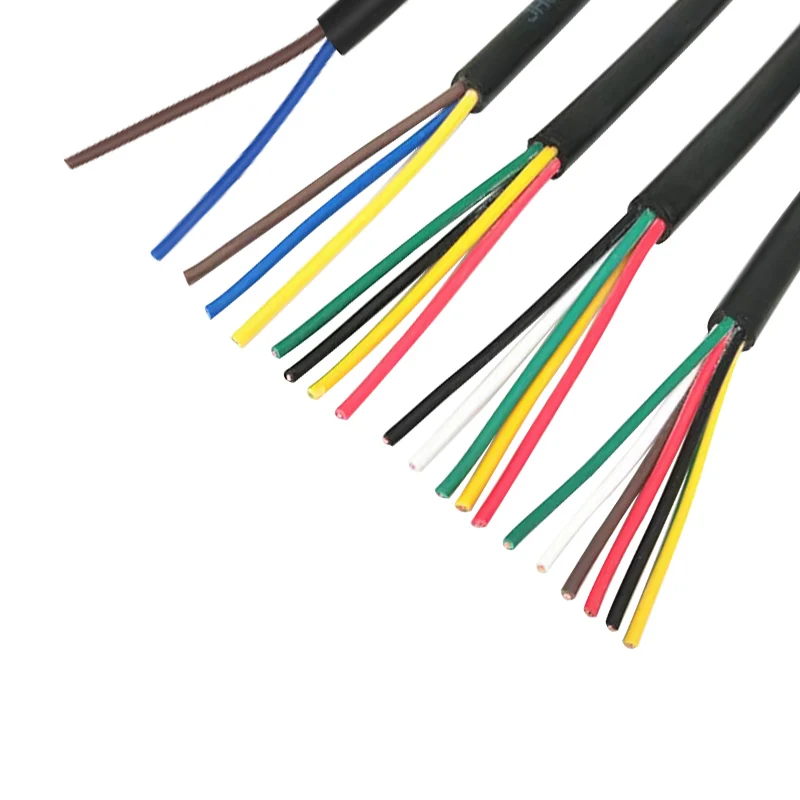House Home 1/5/10Meters 28AWG Cable RVV 2/3/4/5/6/8/10/12Cores Control Signal Ca - £19.98 GBP
