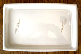 Corning Ware Wheat W-35-B Broil Bake Tray USA EXCELLENT BRAND NEW NO BOX... - $100.00