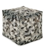 Albermarle - Gray / Brown - Pouf - £65.46 GBP