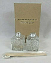 Avon Holiday Reed Diffuser Set Evergreen and Peppermint Fragrances w/ Reeds New - $24.99