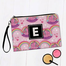 Magical Unicorn : Gift Makeup Bag Baby Shower Fantasy Rainbow Pattern Girl Room  - £9.24 GBP+