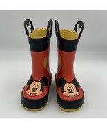 Disney Mickey Mouse Rain Boots Toddler Size 5 Red Western Chief - €7,59 EUR