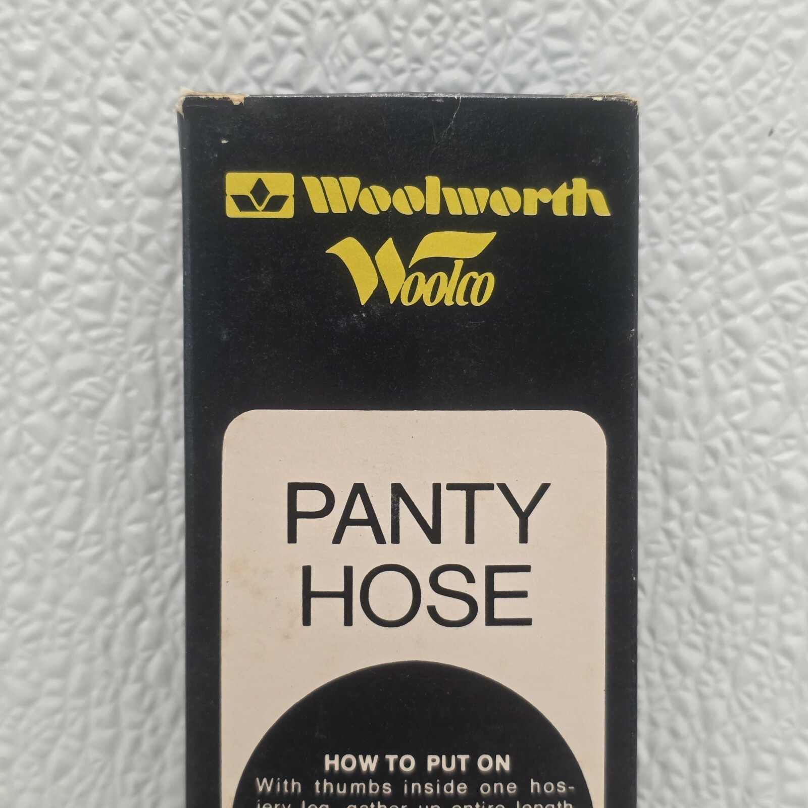 Vintage Woolworth Woolco One Size Suntone Pantyhose 100% Nylon In Box Item image 6