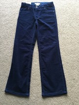 Cherokee Cord Pant Adjustable Waist Girls 8 Corduroy Boot Cut Straight W... - $12.86