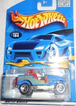 2001 Hot Wheels &quot;Roll Patrol&quot; Collector #194 Mint Car On Sealed Card - £2.35 GBP