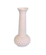 EO Brody Co Bud Vase White Hobnail Milk Glass Bulbous 7.5&quot; x 3.5&quot; Vintage - £22.41 GBP