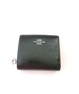 Coach CW790 Snap Wallet Crinkled Patent Leather Small Clutch Black - $126.26 CAD