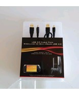 Sony PlayStation USB 2.0 Cable Pack 10 Feet PS3/PSP - $33.35 CAD