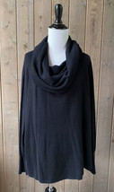 Joie M Sweater Pullover Cowl Neck Wool Blend Black Medium Women&#39;s - $34.95