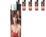 Thai Pin Up Girl D1 Lighters Set of 5 Electronic Refillable Butane  - $15.79