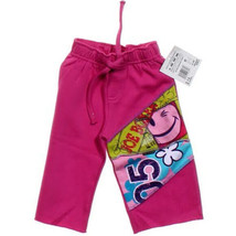 Infant girls 12 months sweat pants pink Joe Boxer Green 05 Blue Flowers - $8.00