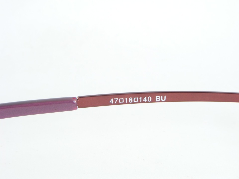 NEW PEPSI 6642 BU BURGUNDY EYEGLASSES GLASSES FRAME P6642 47-18-140 mm (NOTES) Item image 7