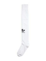 Balenciaga ADIDAS Logo Over Knee Intarsia Soccer Stretch Cotton Socks Size L - £262.31 GBP