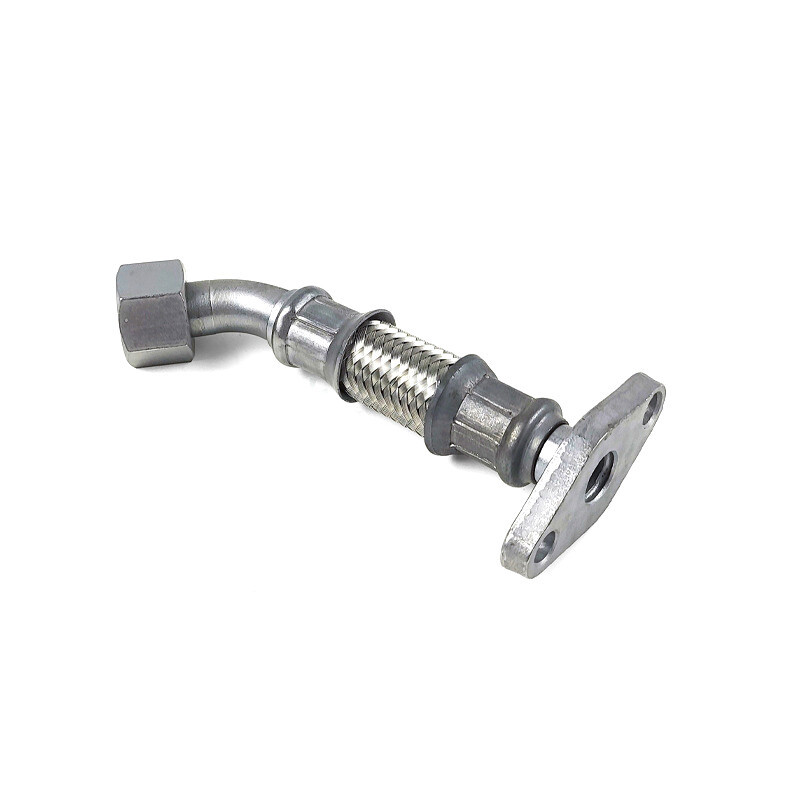 Turbocharger Oil Line Return Line with Clamps for Volkswagen Beetle Golf... - $27.24