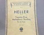 Schirmer&#39;s Library of Musical Classics for Piano Heller - £4.71 GBP