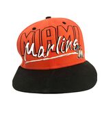 Miami Marlins Baseball Hat Cap New Era 9fifty Snap Back Adjustable Orang... - €11,99 EUR