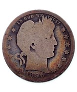 1896-O Barber Quarter in About Good+ condition, Just Misses Good, Cool T... - €54,15 EUR