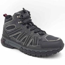 Bass Outdoor Men Hiking boots Peak Hiker 2 Mid Size US 9M Grey Suede Mesh - £70.77 GBP