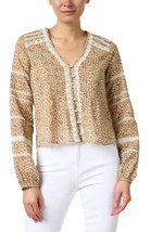 Veronica Beard lyanna blouse in Beige - size 2 - £96.07 GBP