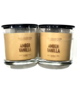 2 Pack The Collection Chesapeake Bay Candle Amber Vanilla Fine Fragrance... - £33.46 GBP