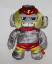 Whim Whams 9&quot; Gray Green Plush Monkey Robot WhimWhams Soft Toy Crowded Coop - £15.19 GBP