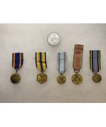 Lot Of 5 WW2 Medals Miniature ORIGINAL - €56,28 EUR