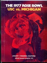 1977 Rose Bowl Game Program USC Michigan NCAA football vg - £44.14 GBP