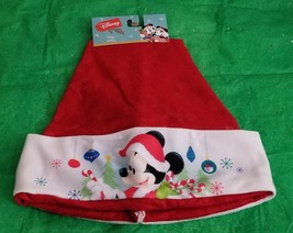 Disney's Mickey Mouse Santa Christmas Hat - Red