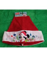 Disney&#39;s Mickey Mouse Santa Christmas Hat - Red - £7.78 GBP