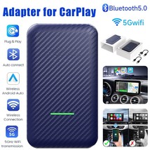 5G Wifi Bluetooth 5.0 Wireless Carplay Box Ai Android Auto Dongle Car Pl... - $91.99