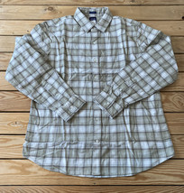 Gap NWT Men’s plaid button up shirt size L green F1 - £12.70 GBP